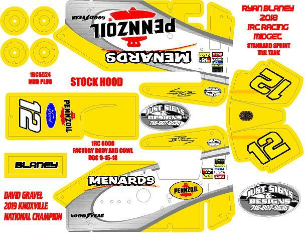 1RC MIDGET WRAP RYAN BLANEY 2018