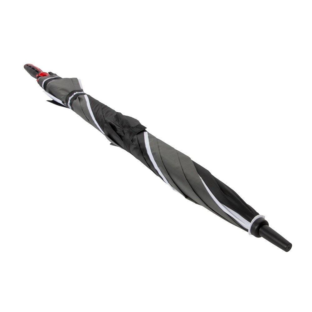 68-inch Auto Open Vented Golf Umbrella, Black/White
