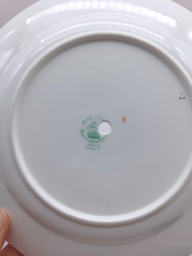 Vintage Hammersley Cornflower Cake Stand Plate (No handle)