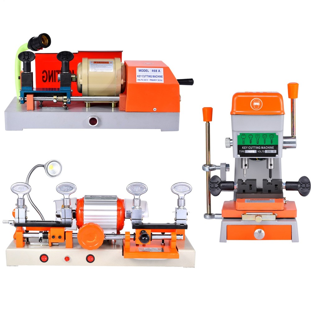 Key Cutting duplicating Machine Cutter Car Key Copier Locksmith Tools US