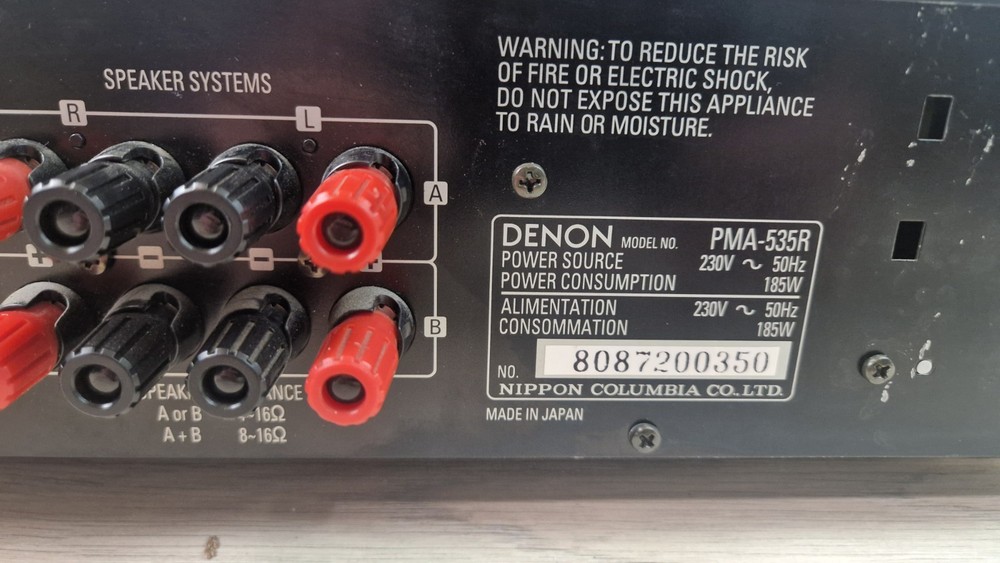 Denon PMA-535R - Power Tested Only