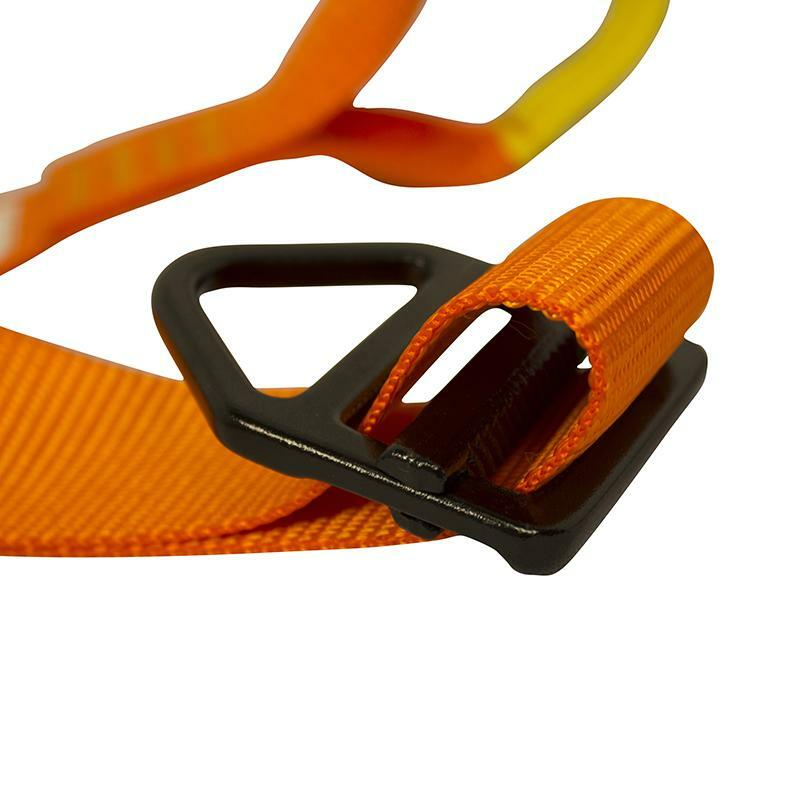 FUSION ADJUSTABLE SINGLE LEG LANYARD W/LOOP & ADJUSTABLE DELTA RING 36"