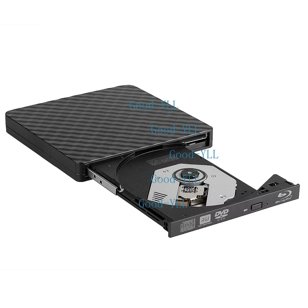 External Blu ray Drive USB 3.0 BD Combo Player Reader DVD CD RW Burner One Cable