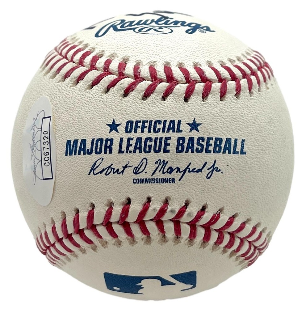 Michael Imperioli Signed/Inscribed OML Baseball "Christopher Soprano" JSA 201191