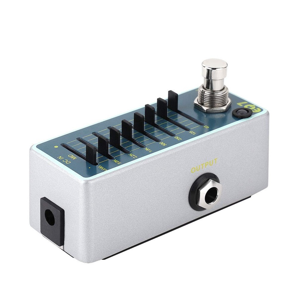 7 Band EQ Micro Guitar Effect Pedal With Graphic Equalizer