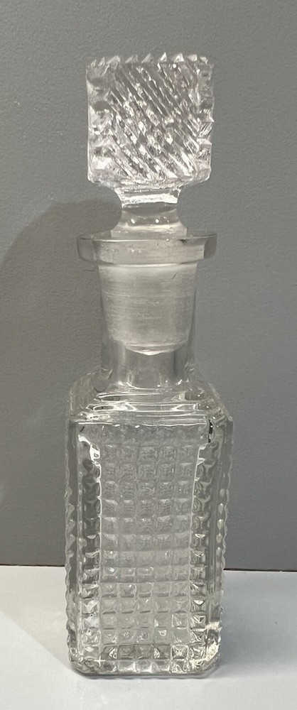 Vintage Decanter Shaped Glass Perfume Bottle