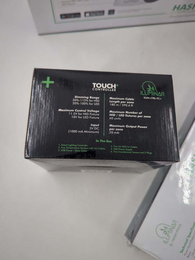 Iluminar Hash Grow Light and Environmental Controller ,Sensor & Touch Ctrl Lot