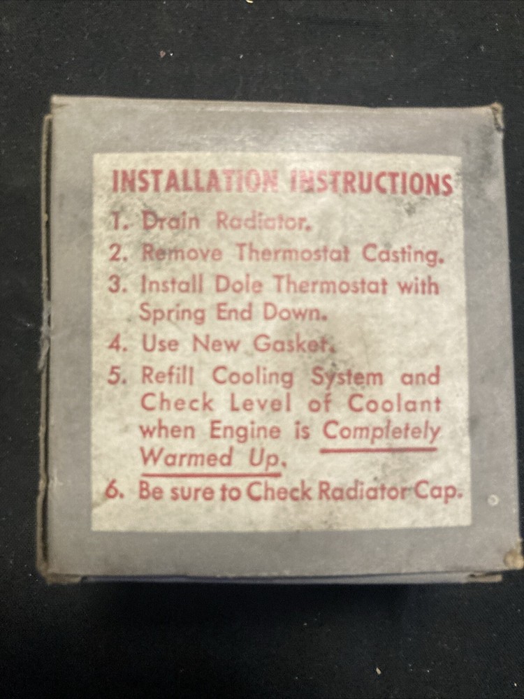 dole thermostat DV-20H NOS