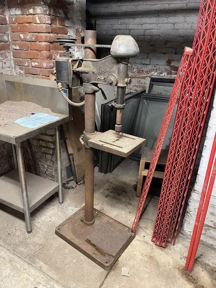 Antique Buffalo No 15 Inch Drill Press Nice !!