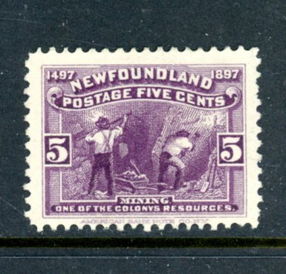Newfoundland Scott # 65 - MH-NG - Nice Centering - CV=$12.00           (23-C251)