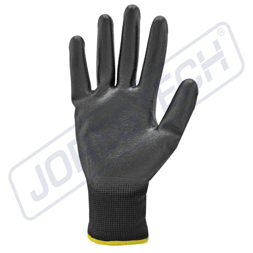 Breathable ultra-thin flexible gloves polyurethane palm coated for work