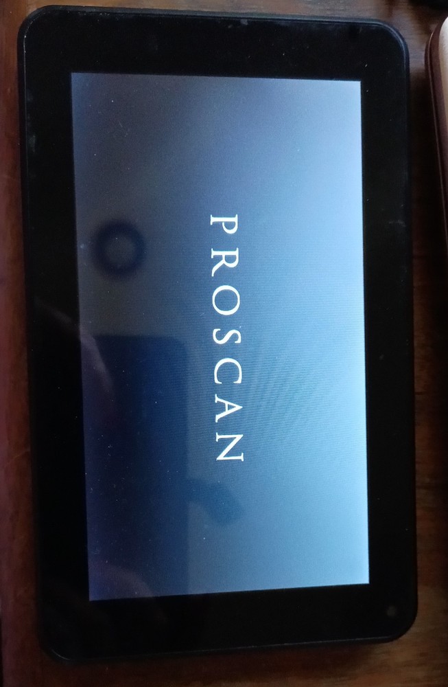PROSCAN 7.5 in android tablet. Used, in great condition.