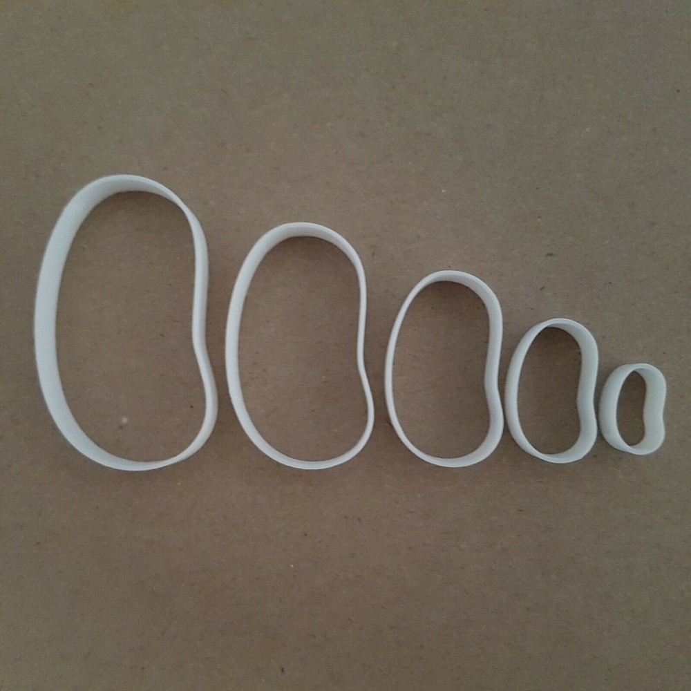 Bean Shape Mini Fondant Cutter Small Sugarcraft Icing Tiny Sharp Stencil Pastry