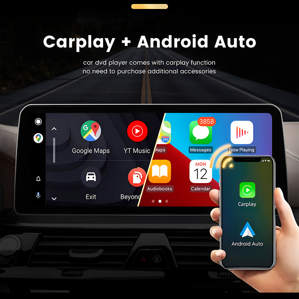 For BMW 1 Series E81 E87 E88 Idrive 10.25''Car Android 13 GPS Navigation CarPlay
