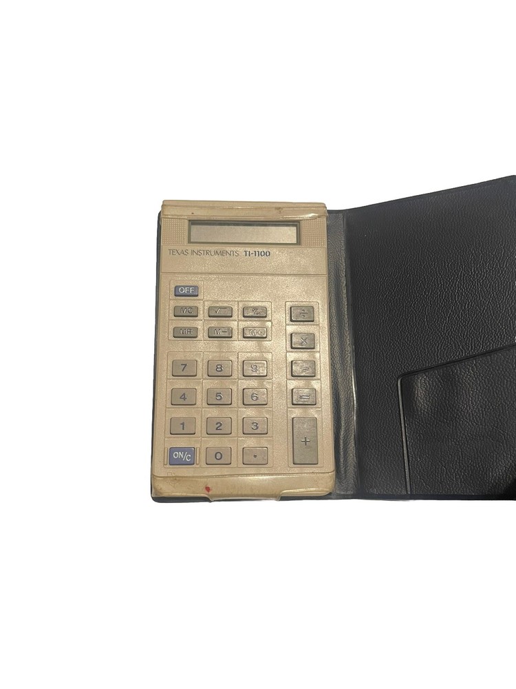 Texas Instruments TI-1100 Handheld Calculator Non-working Part Only