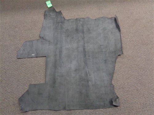 LEATHER HIDE TEXTURED 47" X 50" BLACK