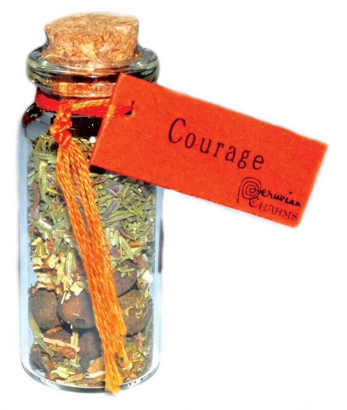 Courage Pocket Spell Bottle