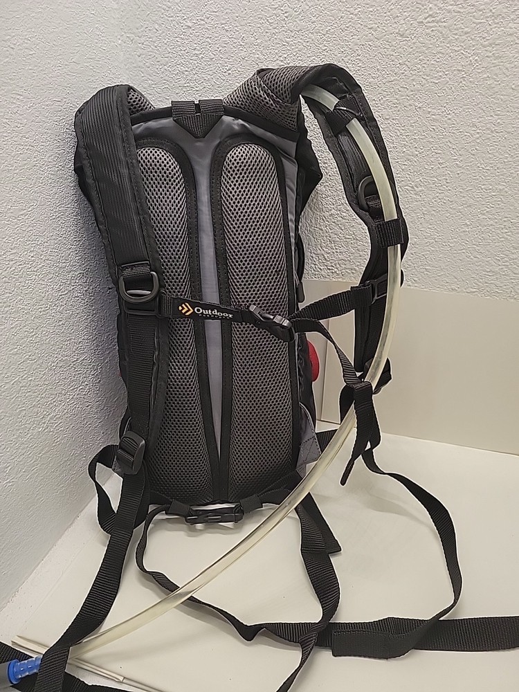 Outdoor Products Hydration Backpack Water Pack H2o Bladder Grey Performance