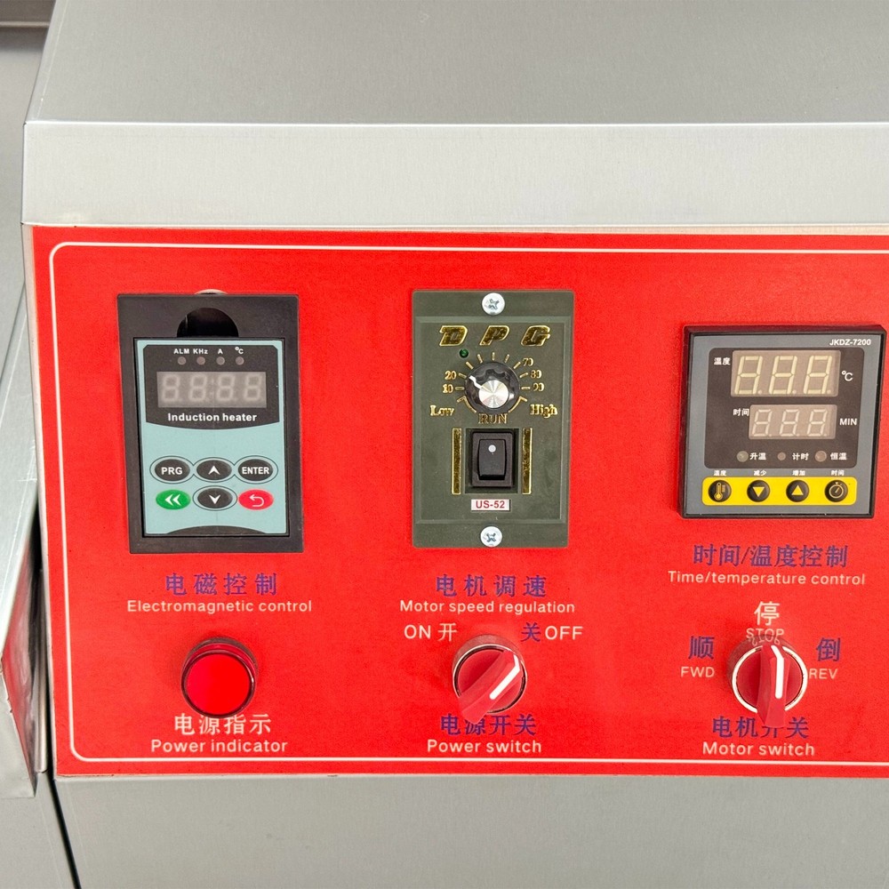 220V Electric Coffee Bean Nut Roaster Roller Type Roasting Machine 27.5Lbs