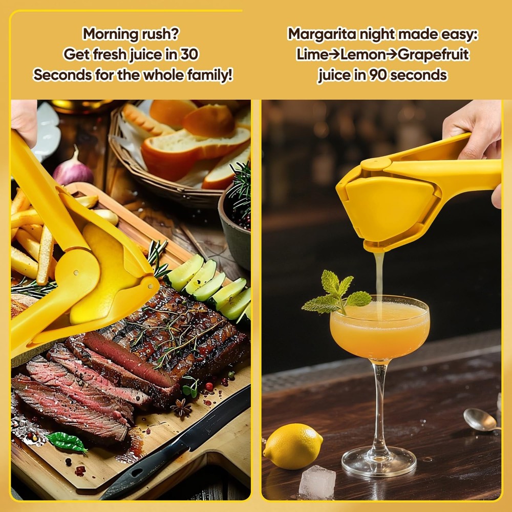 Manual Lemon Squeezer, Hand Lemon Squeezer, Durability and longevity, Easy to...