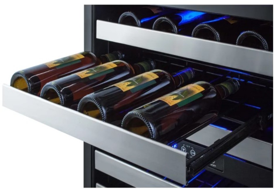 Summit ALWC532PNR 24"W 46 Bottle Capacity Panel Ready Built-In or - Panel Ready