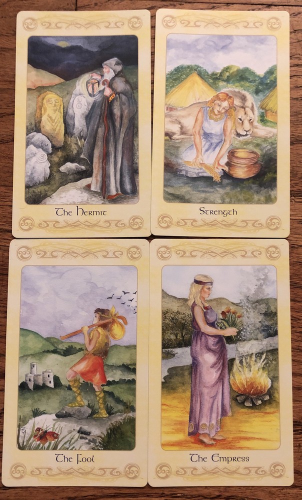 The Celtic Tarot Deck and Guidebook Set by Julian De Burgh OOP Rare HTF