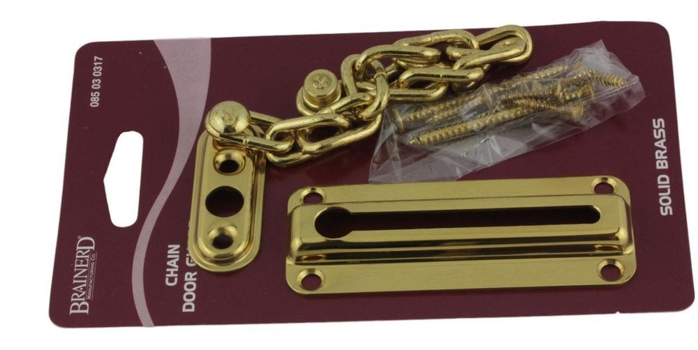 Chain Door Guard 3-1/2" Solid Brass