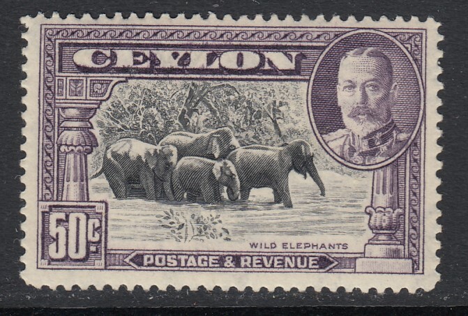 Ceylon, Sc 273 (SG 377), MLH