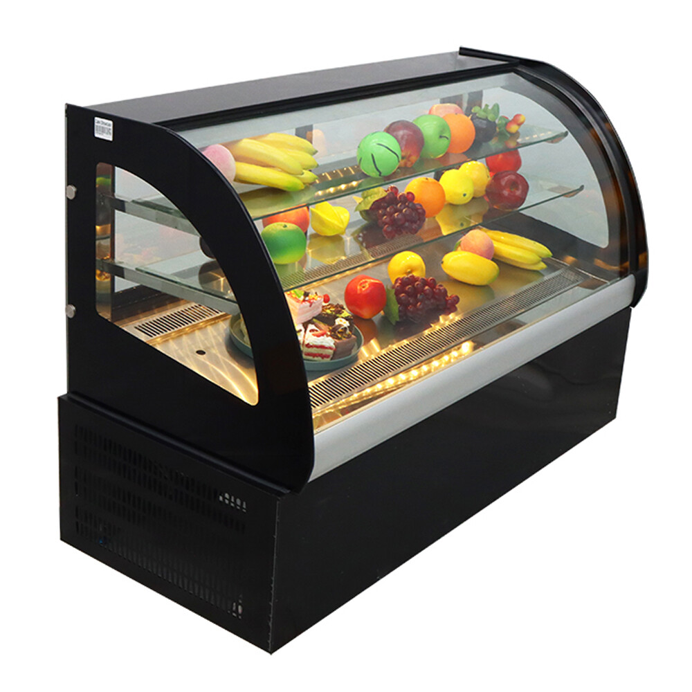 220V Refrigerated Cake Pie Showcase Bakery Case Cabinet with Humidify Function