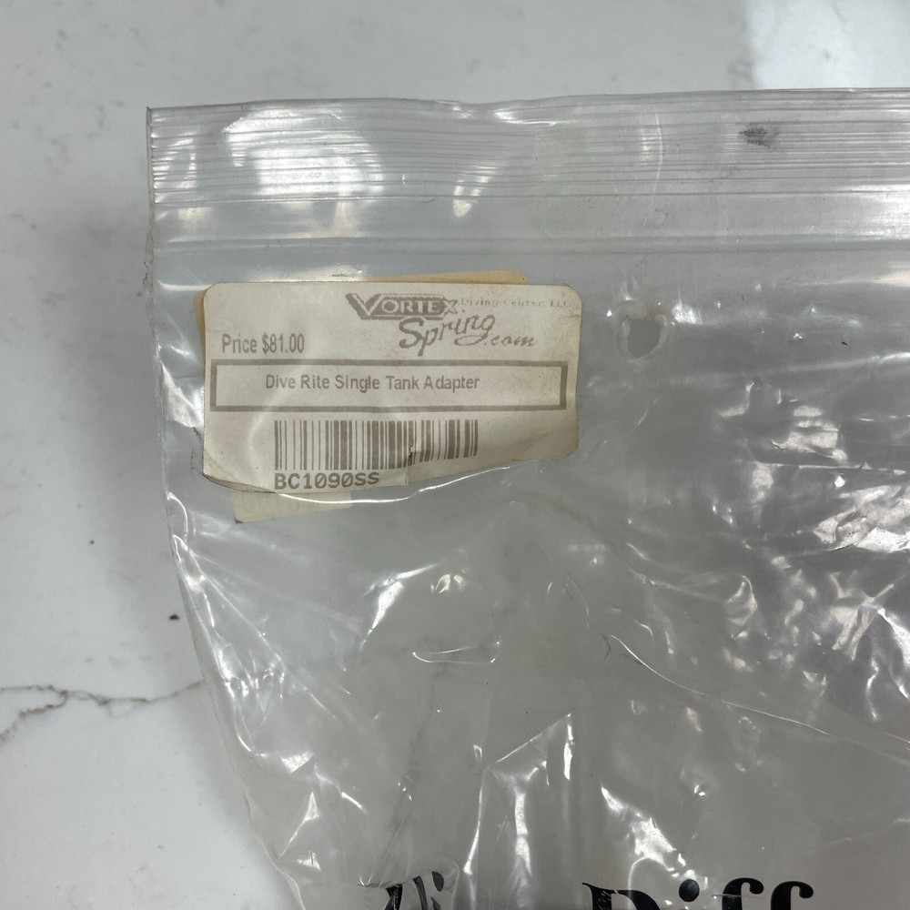 Dive Rite Single Tank Adapter S/S For Backplate