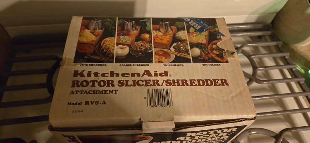 KitchenAid Rotor Slicer/Shredder 4 Cones Mixer Attachments