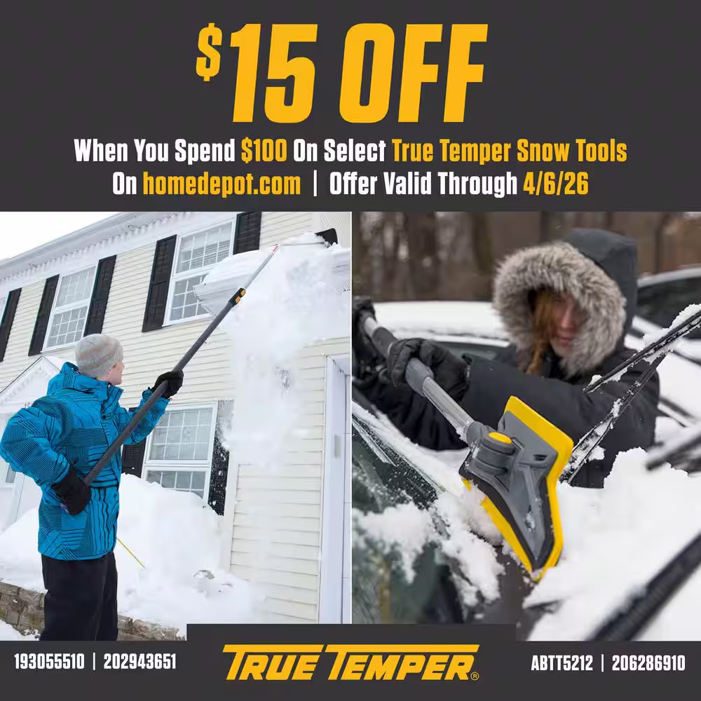 86 In. Aluminum Handle 17 Ft. Telescoping Roof Rake