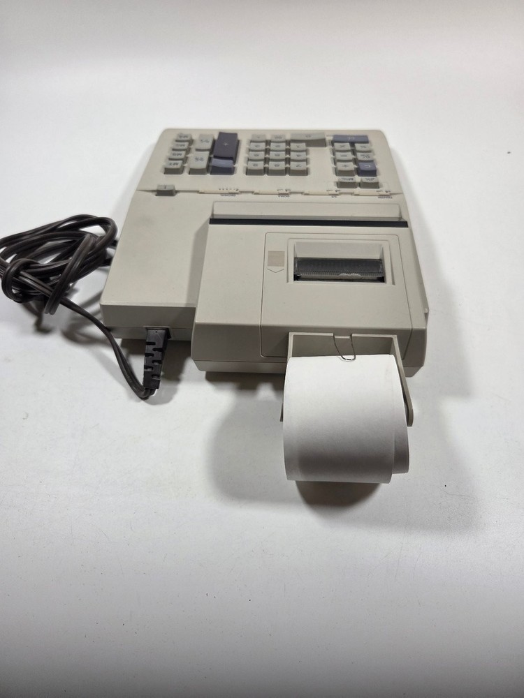 Texas Instruments Calculator TI-5142III Printer Display Vintage Beige
