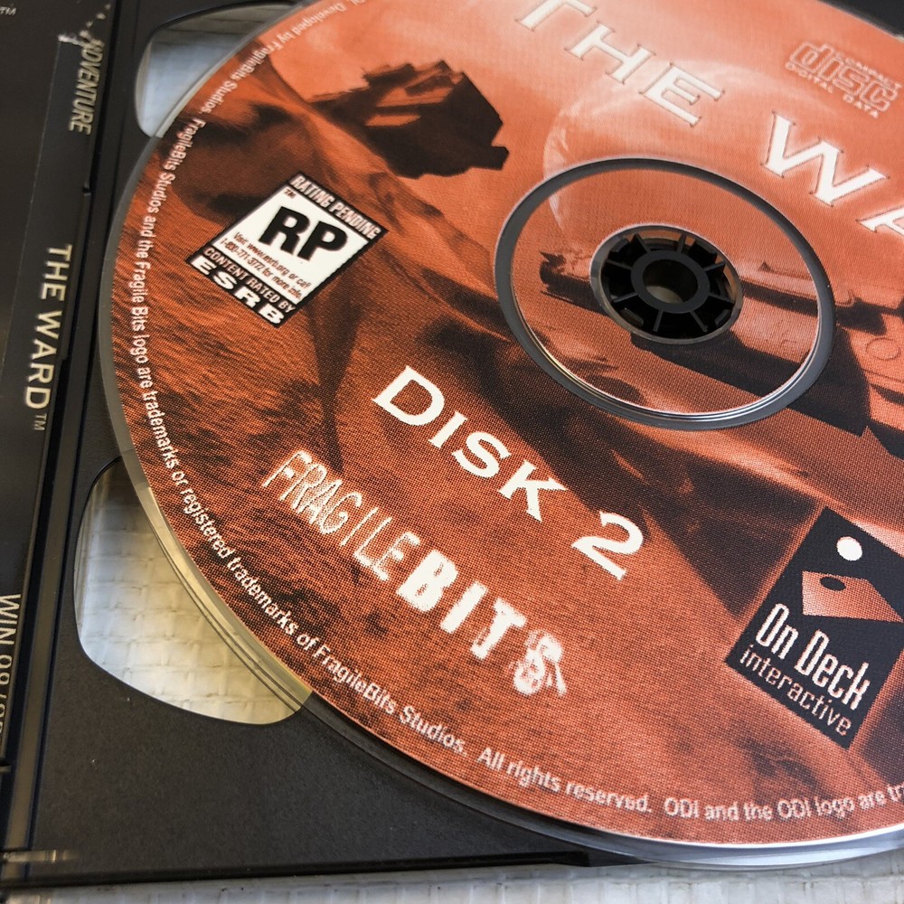 The Ward PC 2000 2 Disc Set CDROM On Deck Fragile Bits Take 2 Interactive XP 98