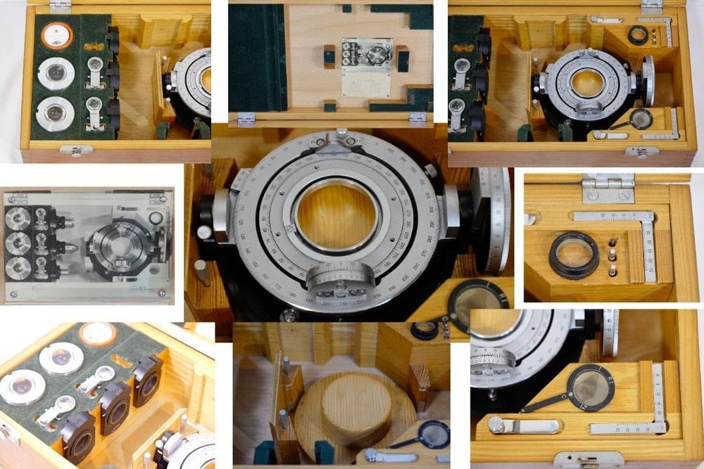 Carl Zeiss Universal Rotating Stage 4 Axis Polarizing Microscope