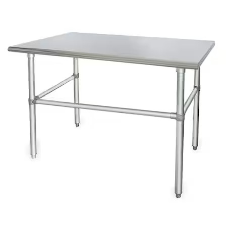 Fixed Work Table, Ss, 60" W, 30" D,  4Uek3
