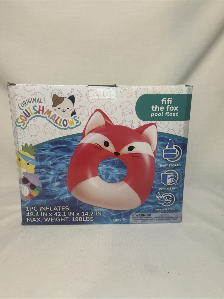 Fifi The Fox  Pool Float , Original Squishmallows, Ages : 8+