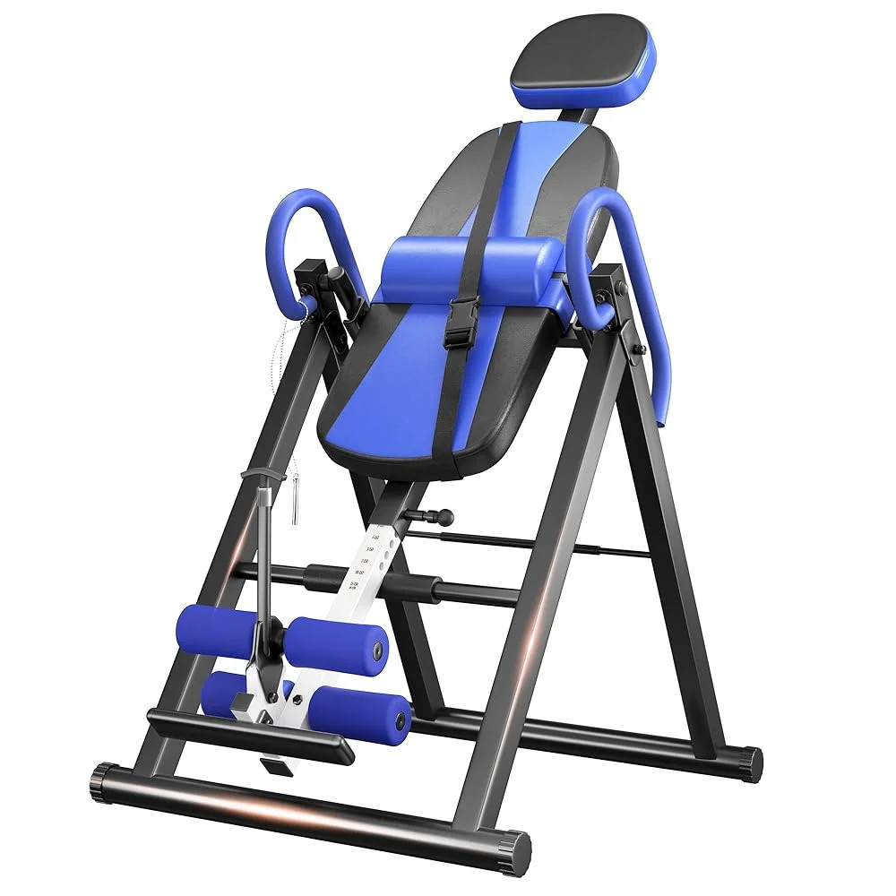 Heavy Duty Aluminum Inversion Table Back Pain Relief Adjustable Protective Belt