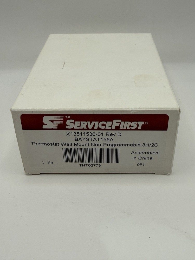 Trane Service First Thermostat BAYSTAT155A Wall Mount Non Programmable 3H2C New