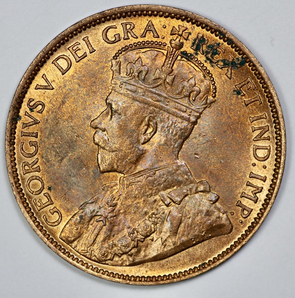 1913 Canada 1c Large Cent UNC