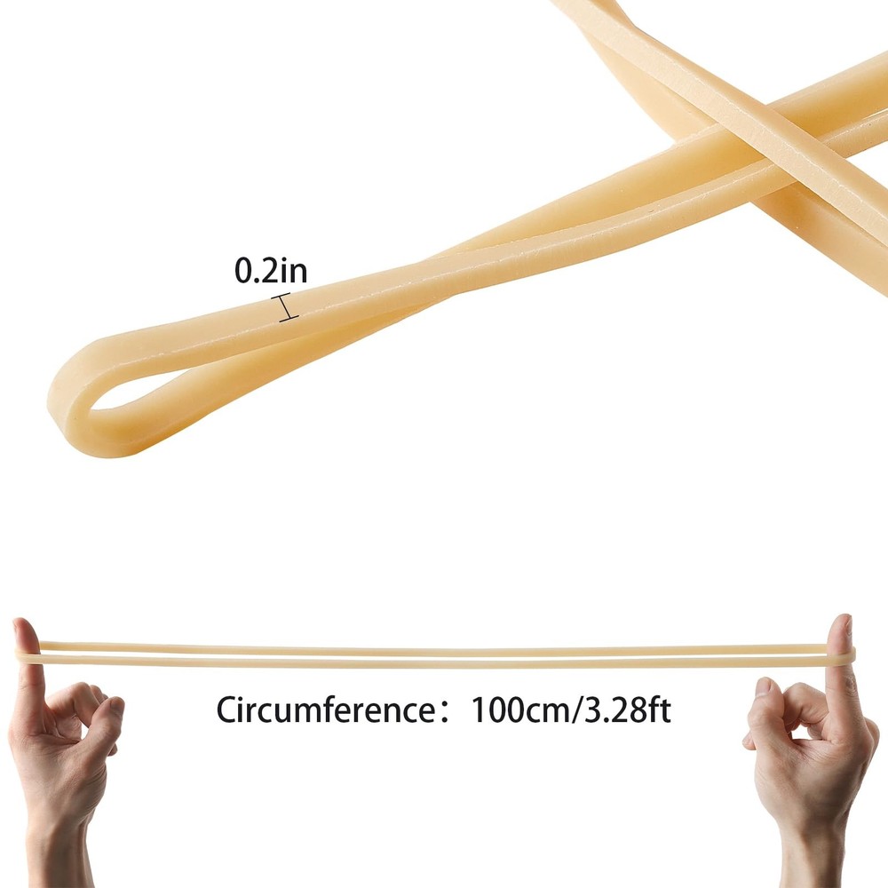 Rubber Bands for 32-55 Gallon Trash Cans(Value 3 Pack) yellow