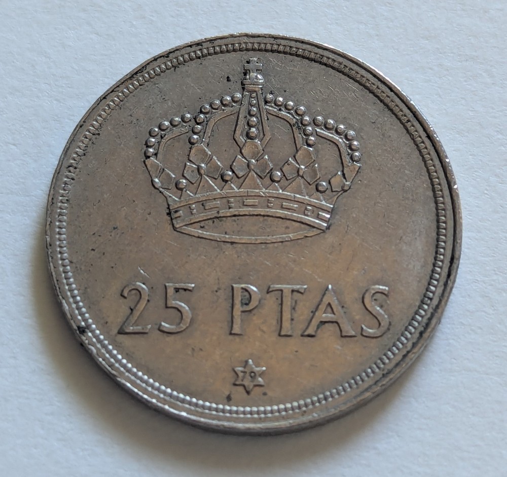 Espana, 1975, 25 Ptas