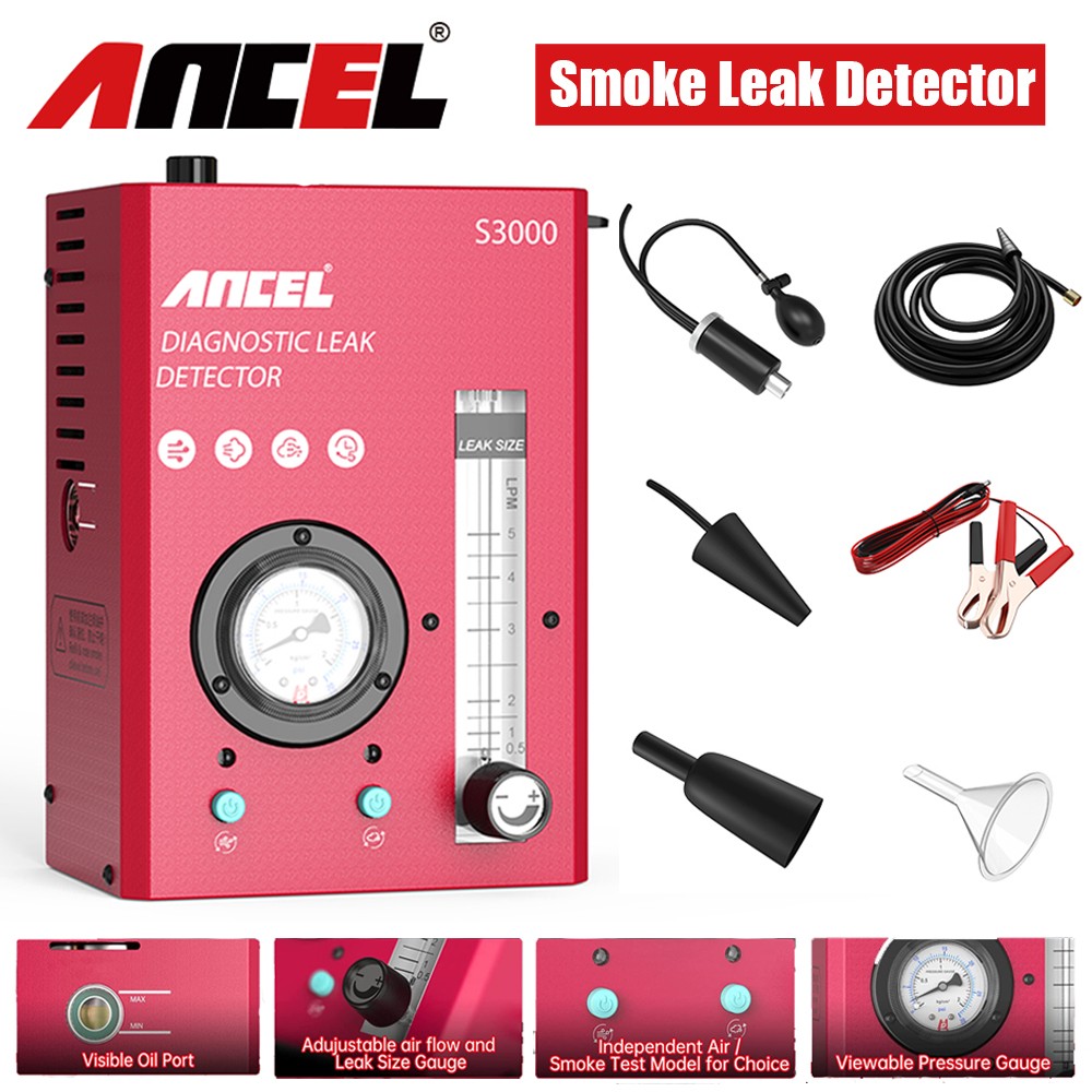 Car Diagnostic Tool ANCEL S3000 EVAP Smoke Machine Leak Detection Tester Pro