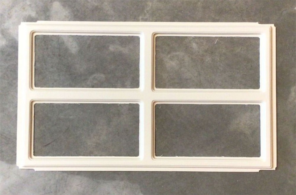 ALMOND Colonial 509 Replacement Window Inserts/Short Panel HOLMES Garage Doors