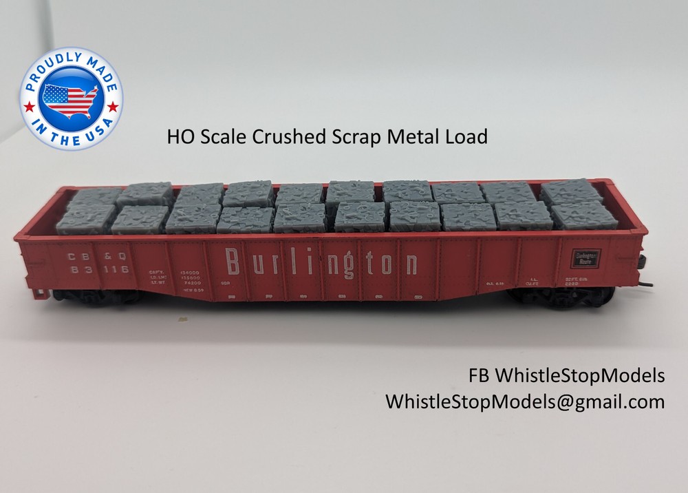 HO Scale Crushed Scrap Load HO1100