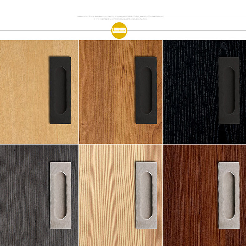 Sliding Door Flush Insert Pulls Knobs Recessed Flush Door With Screws