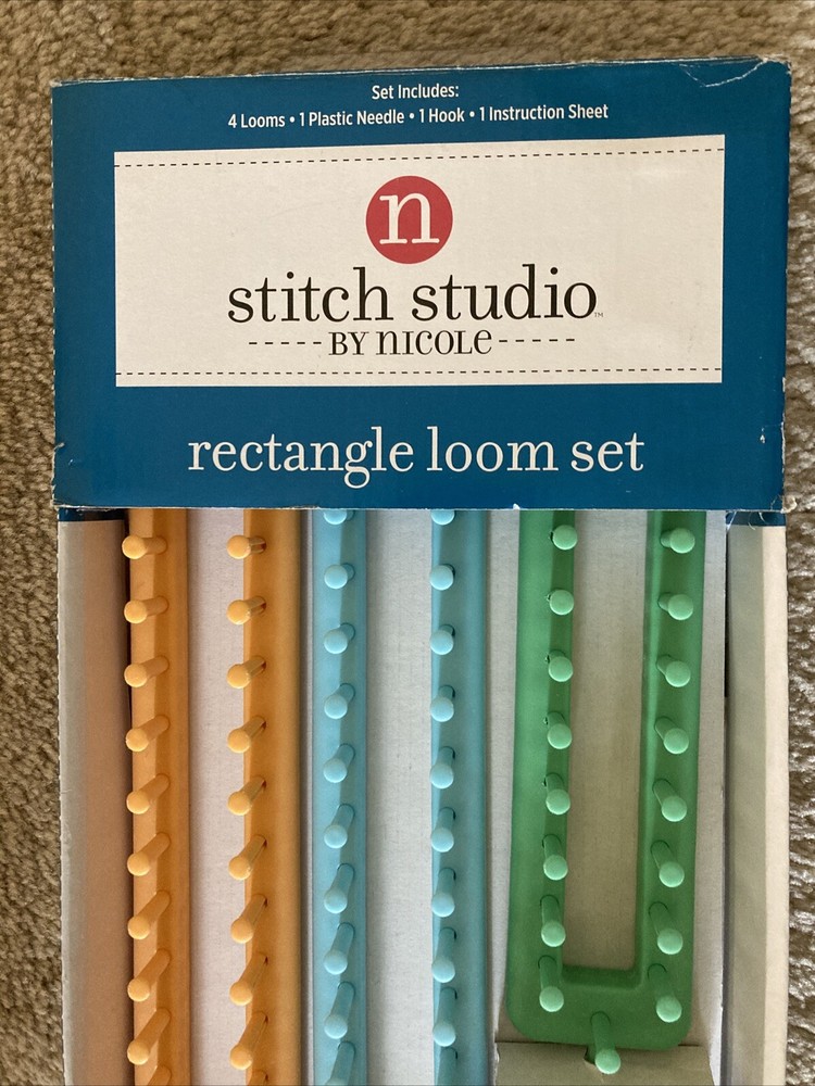 Stitch Studio Large Rectangular Loom Set~4 Looms~Brand New In Box