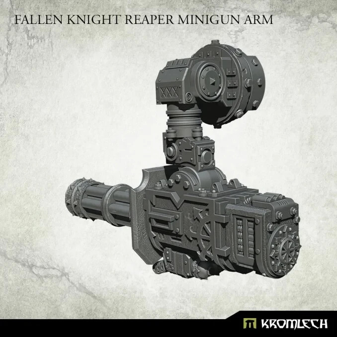 KROMLECH FALLEN KNIGHT REAPER MINIGUN ARM