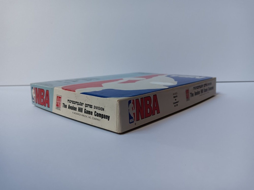 Commodore 64/128 NBA Basketball Avalon Hill Computer Game Software Tested/Works