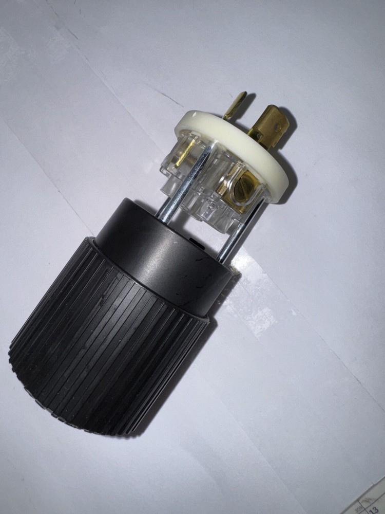 Bryant 71120NP Locking Plug, 3P 3W 20A 250V 3PH